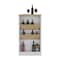Tuhome Napoles Multistorage Pantry Cabinet, 5 Interior Shelves, Metal Handle, White/Macadamia IBM8990 - alternate 3